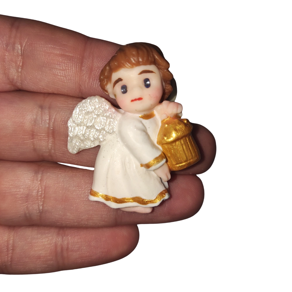 Molde de Silicone - Anjo com lanterna Cód 013