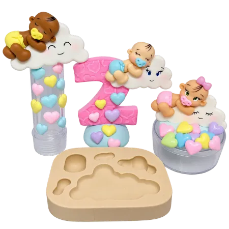 Molde de Silicone Baby Sonho - Cód 398