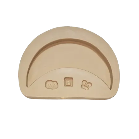 Molde de Silicone Base Tapa Ervas Lisa P - Cód 2355