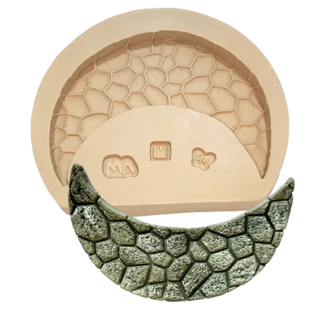 Molde de Silicone Base Tapa Ervas Pedra M - Cód 2360