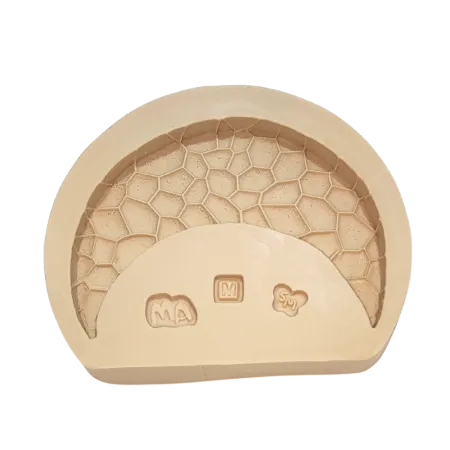 Molde de Silicone Base Tapa Ervas Pedra M - Cód 2360