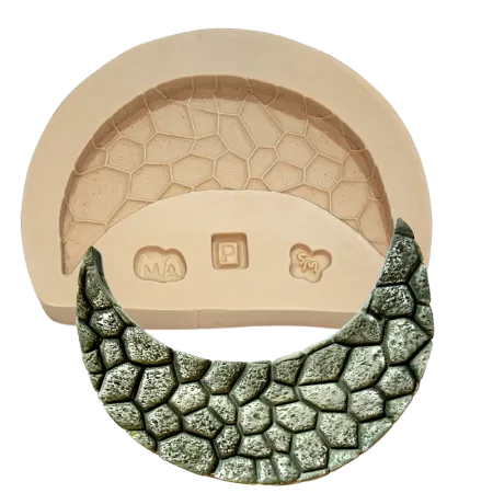 Molde de Silicone Base Tapa Ervas Pedra P - Cód 2359