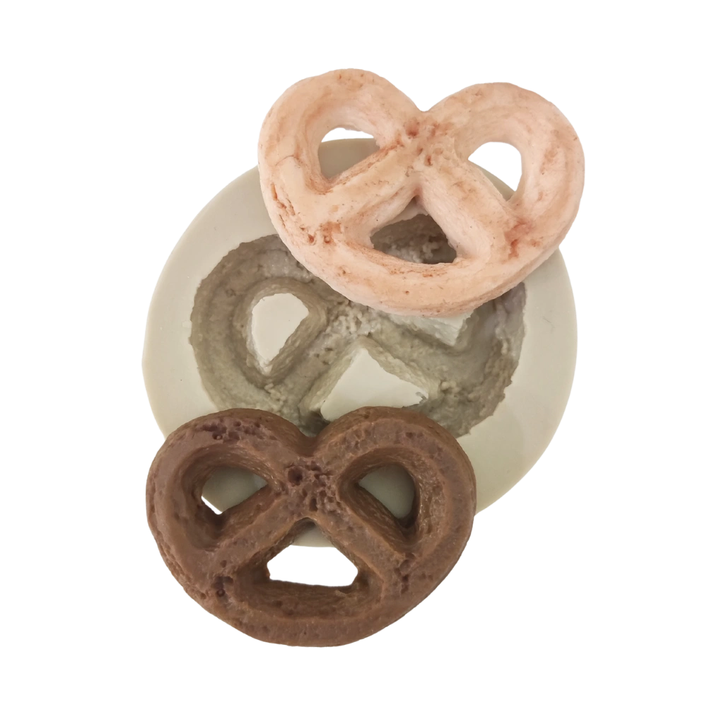 Molde de Silicone Bolacha Estilo Pretzel - Cód 008