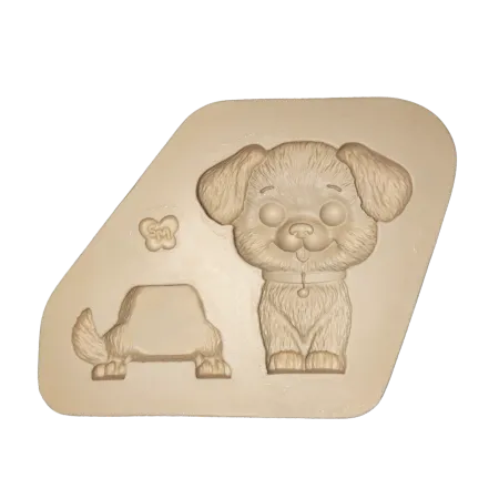 Molde de Silicone Cachorrinho Cut - Cód 2401