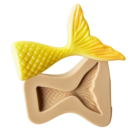 Molde de Silicone Cauda de Sereia PP - Cód 681