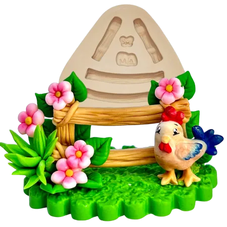 Molde de Silicone Cerquinha 3 - Cód 2365