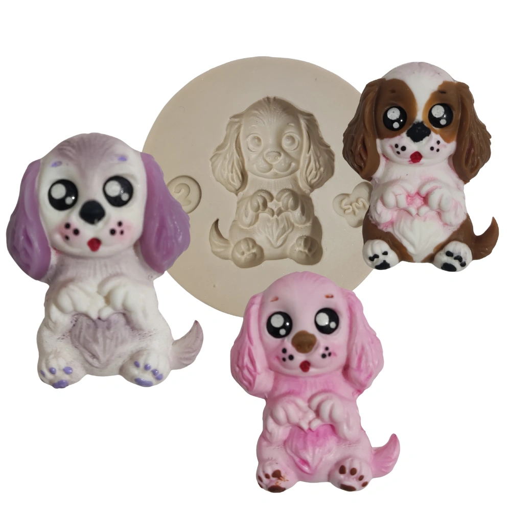 Molde de Silicone Dog Love 2 - Cód 2299
