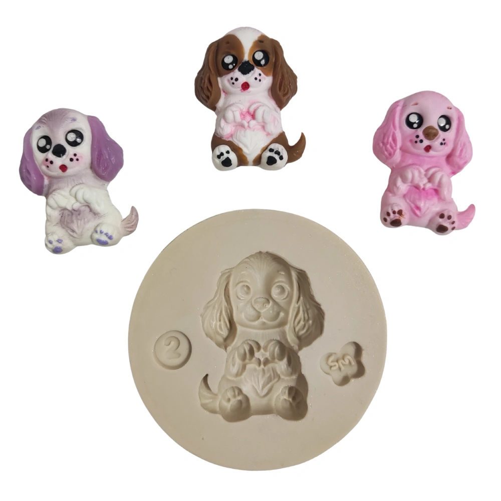 Molde de Silicone Dog Love 2 - Cód 2299