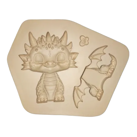 Molde de Silicone Dragão Cut - Cód 2402