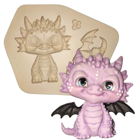 Molde de Silicone Dragão Cut - Cód 2402