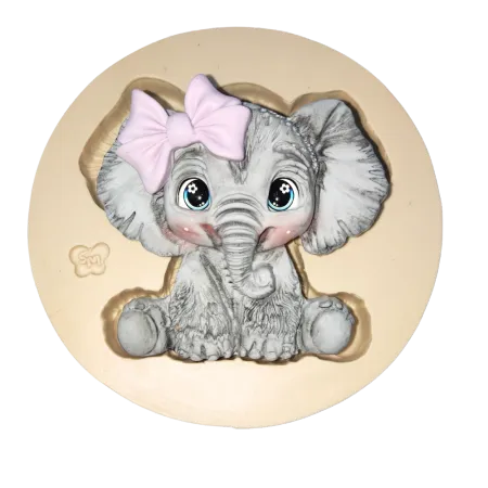 Molde de Silicone Elefante - Cód 2398