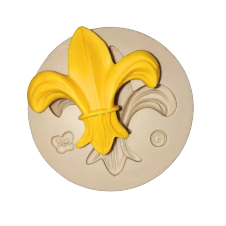 Molde de Silicone Flor de Liz G - Cód 2405