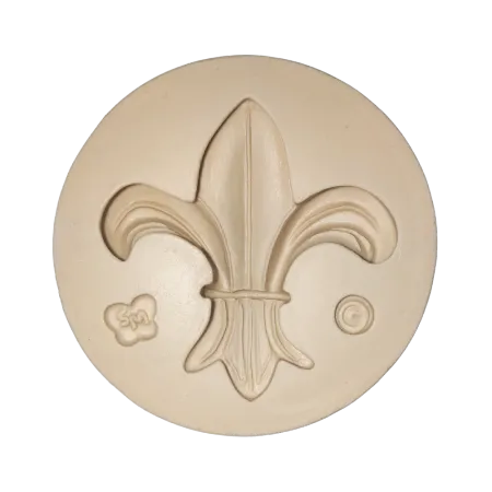 Molde de Silicone Flor de Liz G - Cód 2405