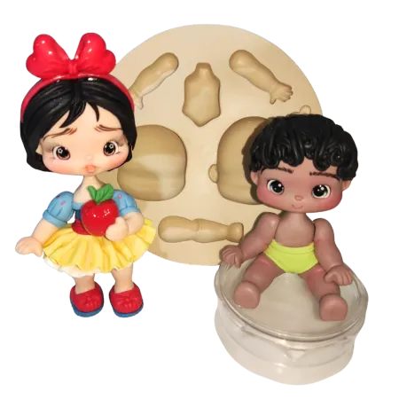 Molde de Silicone Gorduchinhos - Cód 2394
