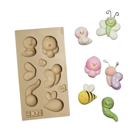 Molde de Silicone Jardim Paixão Modelo 1 - Cód 2340