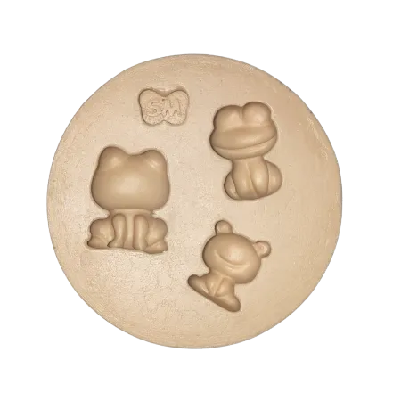 Molde de Silicone Miniaturas Sapinhos - Cód 2379