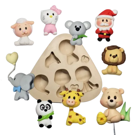Molde de Silicone Miudinhos Paixão - Cód 2349