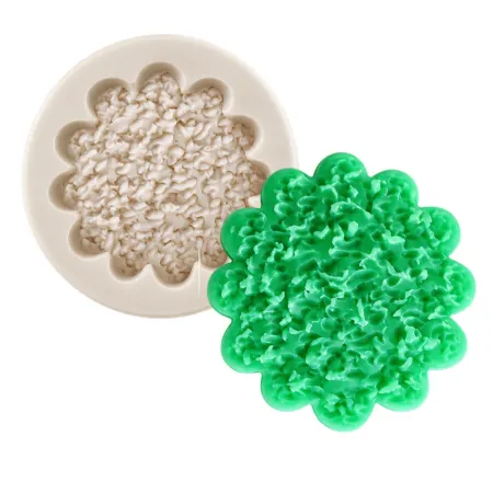Molde de Silicone Base Redonda Grama - Cód 159