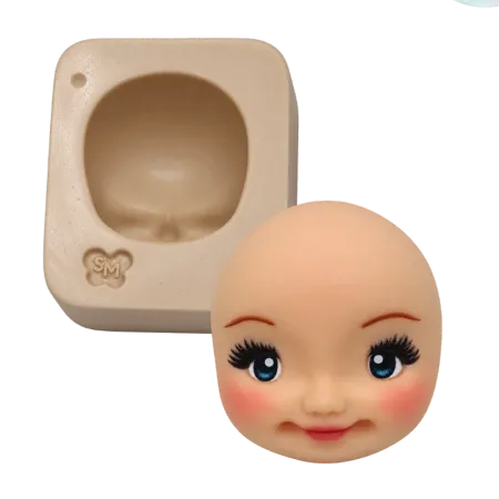Molde de Silicone Rostinho Estilo Infantil M - Cód 749