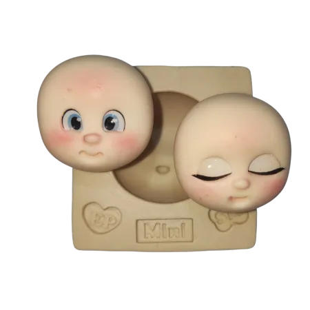 Molde de Silicone Rostinho Narizinho Paixão Mini  - Cód 2411