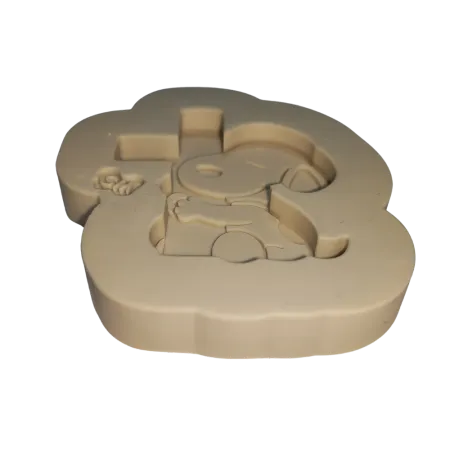 Molde de Silicone Snopdog Cruz Estilo Cartoon - Cód 2417