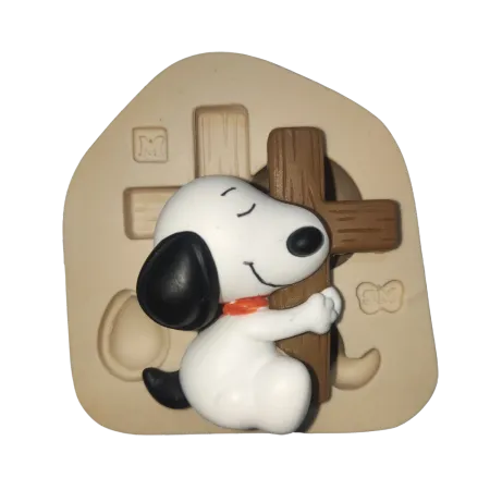 Molde de Silicone Snopdog Cruz Fofinho M  - Cód 2416