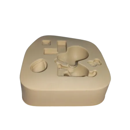 Molde de Silicone Snopdog Cruz Fofinho P - Cód 2415