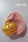 Molde de Silicone Coroa de Rei M - Cód 022