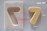 Molde de Silicone Número 7 GG - Cód 107