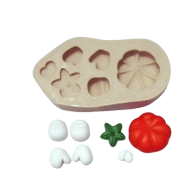 Molde de Silicone - Abóbora Divertida - Cód 432