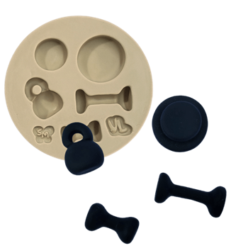 Molde de Silicone Acessórios Fitniss - Cód 1642