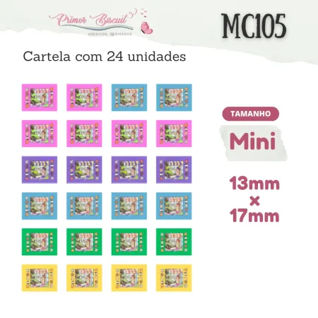 Adesivo Resinado MC0105 - Tam Mini