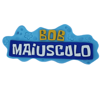Molde de Silicone Alfabeto bob Maiúsculo - Cód 1566