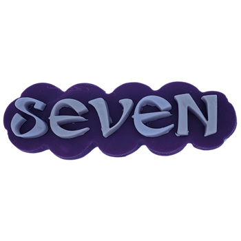 Molde de Silicone Alfabeto seven - cod 1575