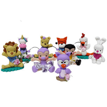 Molde de silicone Animais e Cia - cód 301
