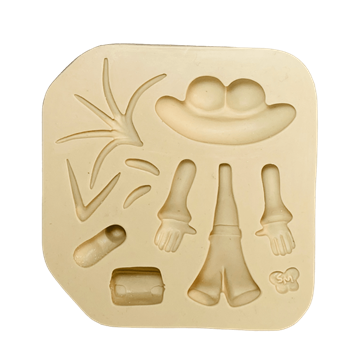 Molde de Silicone Ansiedade - cod 1557