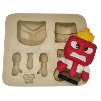 Molde de Silicone Aplique paixão raiva - cod 1548