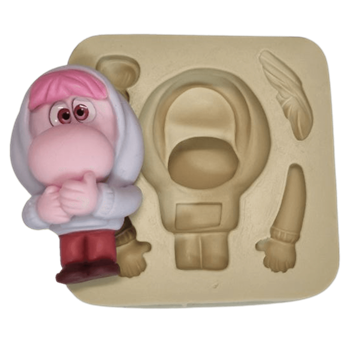 Molde de Silicone Aplique paixão vergonha - cod 1549