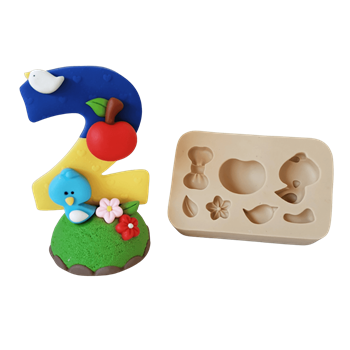Molde de Silicone Aplique princesa modelo 1