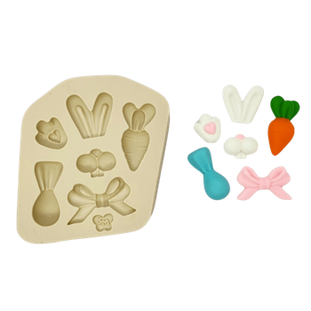 Molde de Silicone Apliques de Páscoa da Van - Cód 961