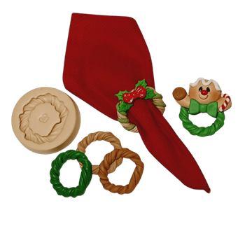 Molde de Silicone Argola Trançadinha - Cód 919