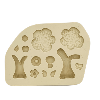 Molde de Silicone Árvores da Van - Cód 976