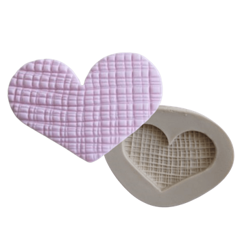 Molde de silicone - Base coração cód 158