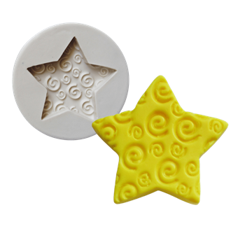 Molde de silicone - Base Estrela Rococó cód 171