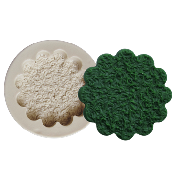 Molde de silicone - Base redonda Grama modelo 2 cód 196