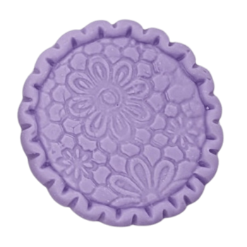 Molde de Silicone Base renda com Borda P - Cód 965