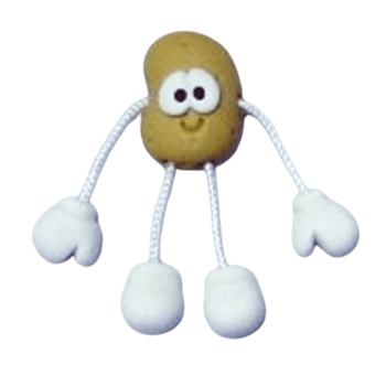 Molde de Silicone Batata Divertida - Cód 440