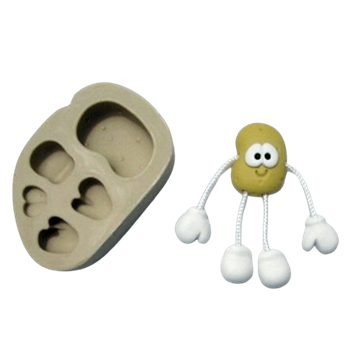 Molde de Silicone Batata Divertida - Cód 440