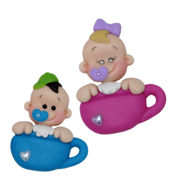 Molde de silicone Bebê na Xícara - cód 296