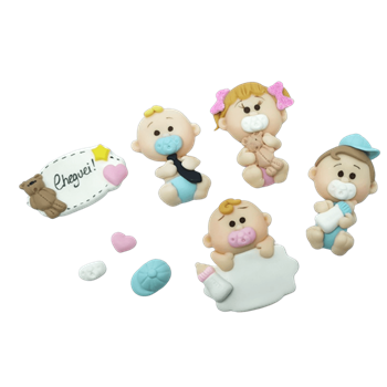Molde de Silicone Bebê Paixão - Cód 489